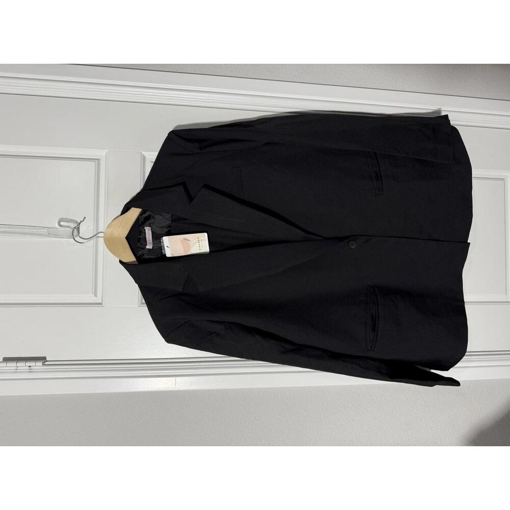 KIRUNDO Women's 2025 Spring Fall 2 Piece Blazer Set Casual Loose Long Blazer XXL - Picture 5 of 7